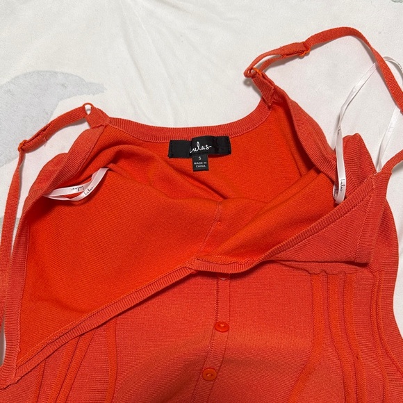 Lulu's Vibrant Orange Dress - Picture 2 of 3